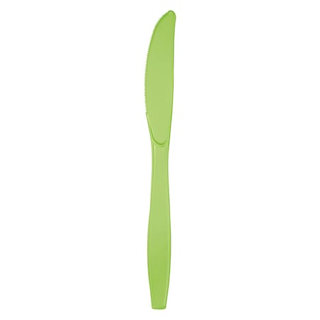 Touch Of Color Fresh Lime Green Plastic Knives, 7.5", 288PK 010923
